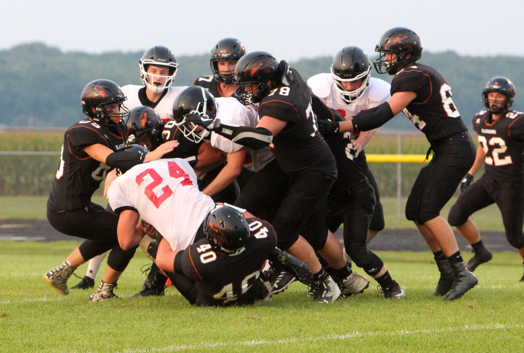 Somerset at Bloomer football 8-17-18